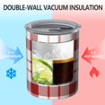 thumbnail image 2 of Christmas 12oz Stainless Steel Coffee Mug – Double-Wall Insulated Cup with Spill-Resistant Lid, 360° Full-Print Design, Keeps Drinks Hot & Cold for Home, Office, Travel, Thanksgiving, Xmas, 2 of 5