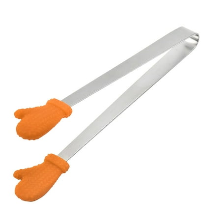 

Small Silicone Clip Stainless Steel Handle And Hand Shaped Designed Silicone Tongs Seal And Pour Bag Clip Food Storage Bags Kitchen Clips for Open Bags Bag Closer Hanging Chip Clips