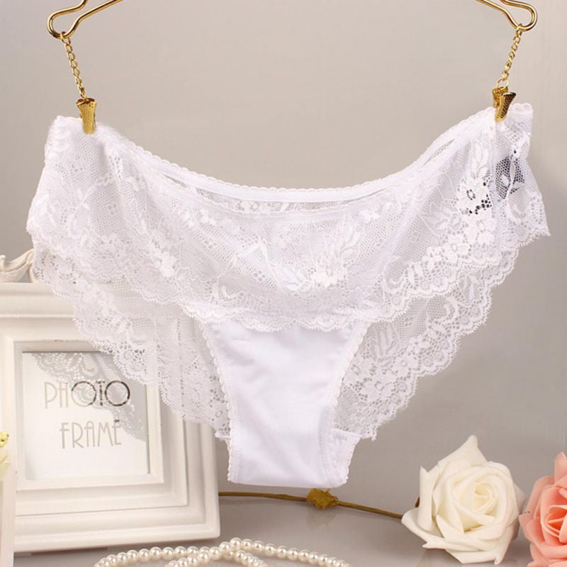 Underwear Lace Lingerie Hipster Womens Floral Soft Underpants Knicker Briefs 