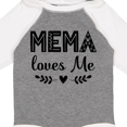 thumbnail image 4 of Inktastic Mema Loves Me Baby Clothes Girls Long Sleeve Baby Bodysuit, 4 of 5