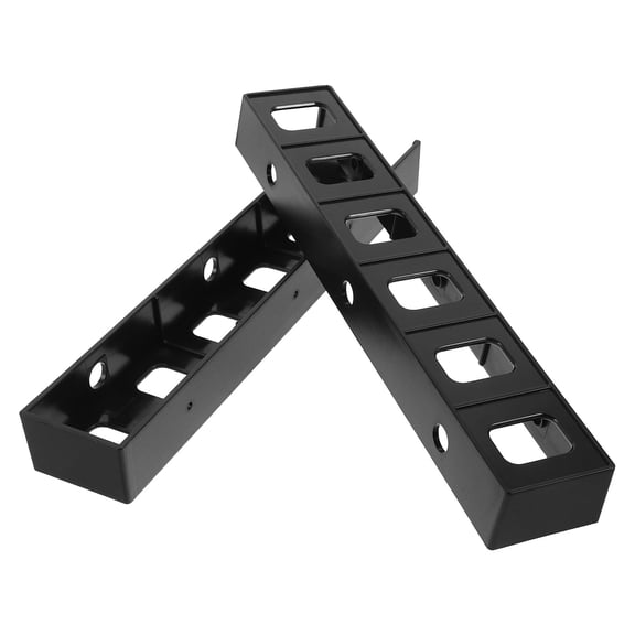 CRILSTYLEO 1Set Space Saving Wall Mount Scale Holder Black for Bathroom and Home Gym