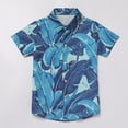 thumbnail image 2 of FYMNSI Kids Boys Hawaiian Shirt Father Son Tropical Hawaii Shirts Daddy and Me Family Matching Outfits Boy 5-6T, 2 of 8