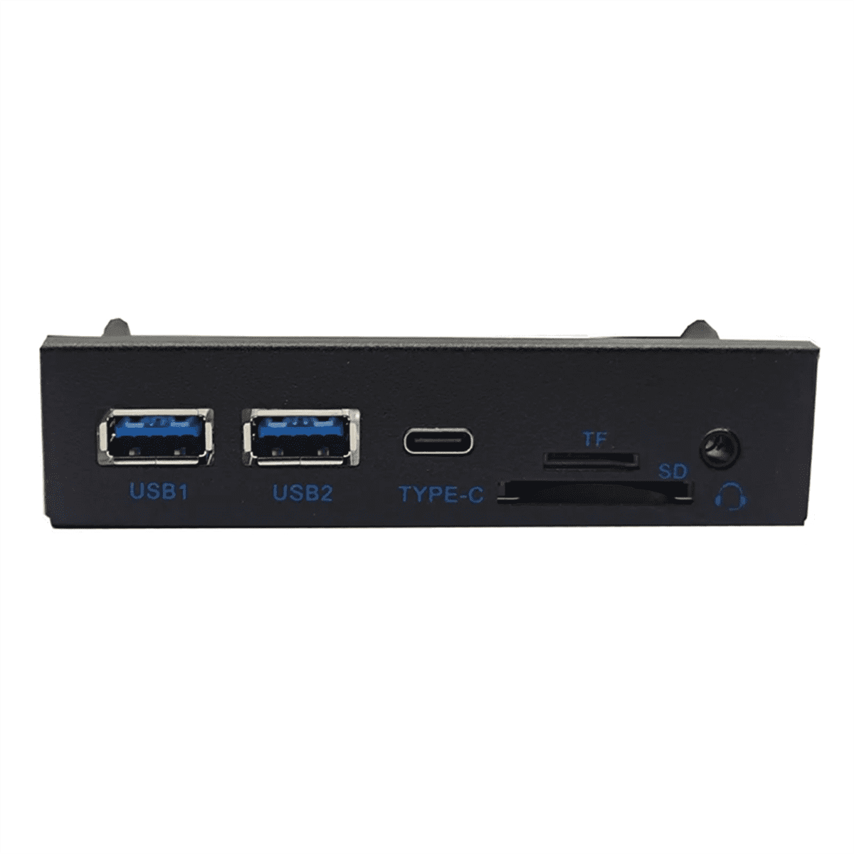 USB Front Panel HUB 5Gbps 2 X USB3.0 + 1 X TYPE-C + TF/SD + HD AUDIO 3.5mm Earphone Jack Mic Adapter for Desktop