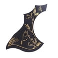 thumbnail image 1 of lionlar Left Handed Acoustic Guitar Pickguard Pick Guard Anti-scratch Plate Black, 1 of 6