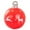 B, variant on Inflatable Christmas Decoration, 23.62 Inch Large PVC Ornament Ball with Reindeer and Snowflake Pattern for Outdoor Yard and Garden Holiday Display, Reusable Inflatable Christmas Decor
