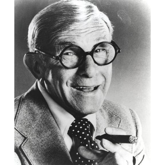 George Burns smoking a cigar Photo Print (8 x 10)
