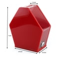 thumbnail image 2 of Pentagon Acrylic Charity Box - Ballot Box - Collection Box - Tip Container - W/Lock Red, 2 of 5