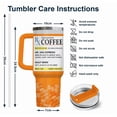 thumbnail image 2 of Prescription Tumbler with Handle and Straw, 40oz Prescription Coffee Cup, Coffee Lovers Gifts, Funny Medical Gifts for Phamarcists, Nurses, Doctors, Hospital Workers, 2 of 3
