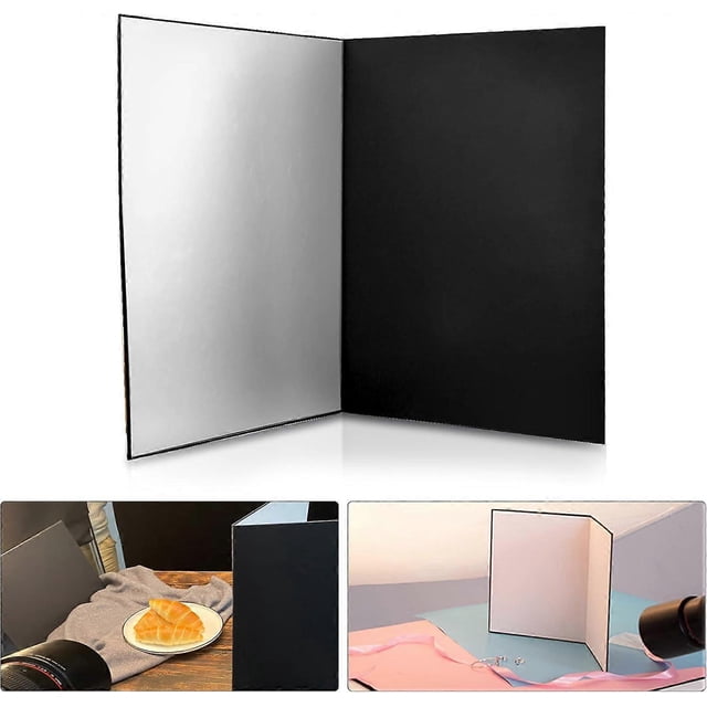 3-in-1 Foldable Photo Reflector (Black/White/Silver) A3 Li