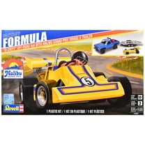 Level 3 Model Kit 1978 Chevrolet Off-Road 4x4 Truck and "Malibu Grand Prix" Virage with Trailer 1/25 Scale Model by Revell