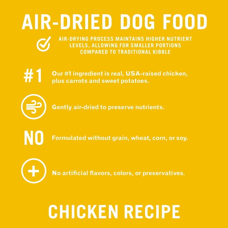 Pure Balance Wild & Free Air-Dried Dog Food, Chicken, 2 lb photo 6