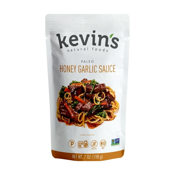 Kevin's Natural Foods - Honey Garlic Sauce, Paleo, 7 Ounces