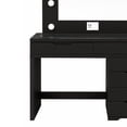 thumbnail image 5 of Tocador Vanity Moderno Con Focos Espejo Camerino Chocolate Hollywood Reinicia 21 Muebles, 5 of 5