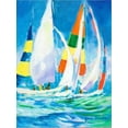 thumbnail image 2 of Art.com Come Sail Away Stretched Canvas Print Wall Art by Jane Slivka, 12" x 16", 2 of 4
