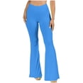 thumbnail image 3 of Zorckvet Womens Athletic Leggings Workout Yoga Tummy Control Womens Flare Leggings, 3 of 7
