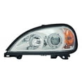 thumbnail image 2 of For Freightliner Columbia 1996-2013 Headlight Projector Assembly Driver and Passenger Side | Pair | w/Angel Eyes Chrome Bezel, 2 of 4