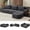 Dark Gray, variant on 112" L-Shaped Modular Sectional Sofa with Chaise, Cloud Boneless Couch with Deep Seat, Comfy Chenille Fabric Memory Foam Spineless 4 Seater Sofa for Living Room, No Assembly Needed (Beige White)