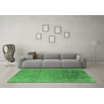 thumbnail image 3 of Ahgly Company Indoor Rectangle Oriental Emerald Green Industrial Area Rugs, 7' x 10', 3 of 4