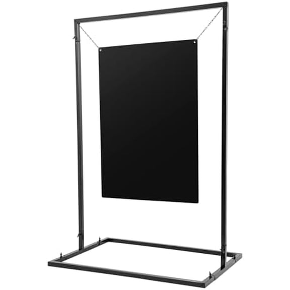 Poster Stand Wedding Venue Decor Stand Black Welcome Sign Arch Hanging Stand, Metal Advertising Shelf  Billboard, for Wedding, Party, Events