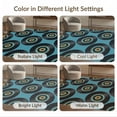 thumbnail image 7 of ODIKA 4'x6' Washable Area Rug Record Album Retro Y2k Disc Groove Round Cd Music Note Vinyl Playful Expressive for Bedroom, Reading Nook, Pet Friendly & Non-Shedding, 7 of 7