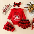 thumbnail image 2 of Nmnitkp Baby Boy Girl Rompers Bodysuit Jumpsuit Playsuit One Piece Outfit Healthy Fabric Clothes with Christmas Element, 2 of 9