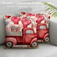 thumbnail image 3 of Nawypu Buffalo Plaid Valentines Day Pillow Covers Valentines Day Decor for Home Polka dot Red Love Heart Truck Valentine Pillows Decorative Throw Pillows Valentines Day Decorations Beige, 3 of 5