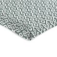 thumbnail image 5 of Jordan Manufacturing 44" x 21" Lunasa Volcanic Gray Lattice Rectangular Outdoor Chair Cushion with Ties and Hanger Loop, 5 of 9