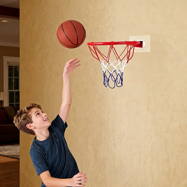 Klonfd Basketball System For Indoor And Outdoor Use With Adjustable Height And All Weather Net