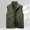 Army Green, variant on Daolelai Men's Casual Jacket 6 Pocket Workwear Sleeveless Casual Jacket Solid Color Fishing Vest