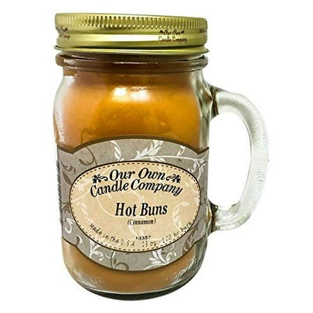 13oz HOT BUNS (CINNAMON) Scented Jar Candle (Best Cinnamon Scented Candles)