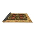 thumbnail image 2 of Ahgly Company Indoor Round Abstract Brown Contemporary Area Rugs, 7' Round, 2 of 4