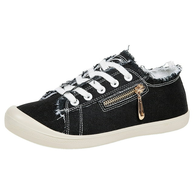 FhgihG Espadrilles à Enfiler en Toile pour Femmes, Basses, Classiques, Confortables, pour la Marche