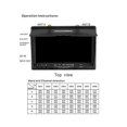 thumbnail image 3 of 5.8g 2ch 7 Inch Raceband Fpv Monitor 800x480 With Dvr Build-in Battery Video Screen For Fpv Multicopte With Us Plug, 3 of 5
