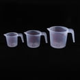 thumbnail image 2 of 3 tazas medidoras de plástico transparente para hornear para , azúcar, Zulema Copas de medición para hornear claras, 2 of 8