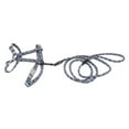 thumbnail image 4 of Cat Harness And Leash Set, Cat Walking Rope Pet Supply Harness And Leash Set For Pet Chest Back Traction  For Cats Weighing 2.5-10kg / 88.2-352.7oz Dark Gray Florets M, 4 of 8
