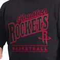 thumbnail image 5 of Men's G-III Sports by Carl Banks Black Houston Rockets Adaptive Headliner Fleece Crewneck Sweatshirt, 5 of 6