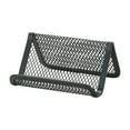 thumbnail image 4 of Yuehao Metal Mesh Business Card Holder, 5-Pack Desktop Card Display and Storage Rack for Office and Home, Durable and Breathable Card Organizer for Desks, Convenient Card Retrieval (Black), 4 of 5