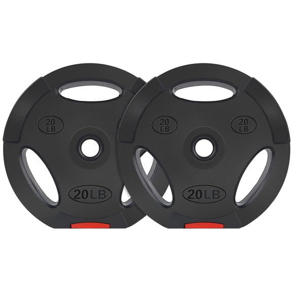 Disco Olímpico Signature Fitness 20 kg (Juego de 2) Negro