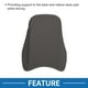 thumbnail image 3 of Almohada de Soporte Lumbar para Cuello de Automóvil de Todas las Estaciones Unique Bargains Espuma Viscoelástica Diseño Ergonómico 48x39x10.5cm Gris 1 Pc, 3 of 6