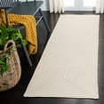 thumbnail image 2 of SAFAVIEH Braided Rishika Solid Machine Washable Reversible Runner Rug, Ivory/Beige, 2'3" x 14', 2 of 8