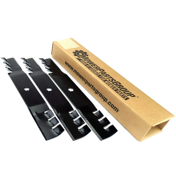 (3) Mulching Blades for John Deere 48" GX21784, GX21786, GY20852