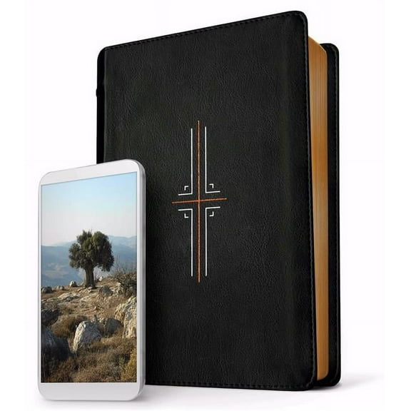 Tyndale House Publishers 172521 NLT Filament Bible, Black Leather Like