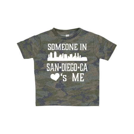 

Inktastic San Diego Someone Loves Me Skyline Gift Toddler Boy or Toddler Girl T-Shirt