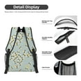 thumbnail image 4 of Yiaed Bees Print School Backpack College Backpack Daypacks for Students High School Spacious and Durable Daypack for Work and Travel-One Size, 4 of 6
