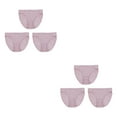 thumbnail image 3 of Minnieouse Bragas de 3 piezas para mujer, ropa interior, lencería Sexy, calzoncillos cómodos, pantalones cortos transpirables para mujer, gris, gris rosa SG 2Conjunto, 3 of 6