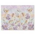 thumbnail image 2 of Designart Blossoming Flowers In Pastel Tones Canvas Wall Art, 2 of 4
