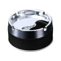 On Sale Clearance ! Beppter 1Pc Ashtray,Desktop Ornament,Household Living Room Ashtray Multifunctional Easy to Clean Car Ashtray Suitable for Patio Outdoor Home Office
