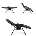 thumbnail image 2 of Parker II Facial Bed Massage Table Lash Extension Tattoo Chair for Spa Salon Waxing Lashing Beauty Styling Studio, Black, 2 of 8
