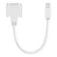 thumbnail image 3 of Fosmon Mini DVI (Male) to Standard DVI-I (Female) Video Adapter Cable Cord (20cm - White) for Apple iMac Macbooks Powerbook G4 Mini, 3 of 3