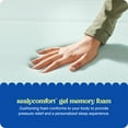 thumbnail image 6 of Sealy Dreamlife 1.5" Gel Memory Foam Mattress Topper, Queen, Adult, 6 of 10